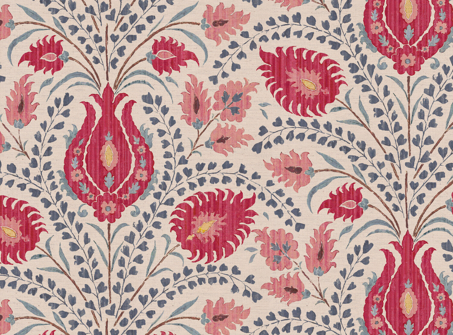 CW: Warm red and grey blue | BASE: Natural Luxury Linen