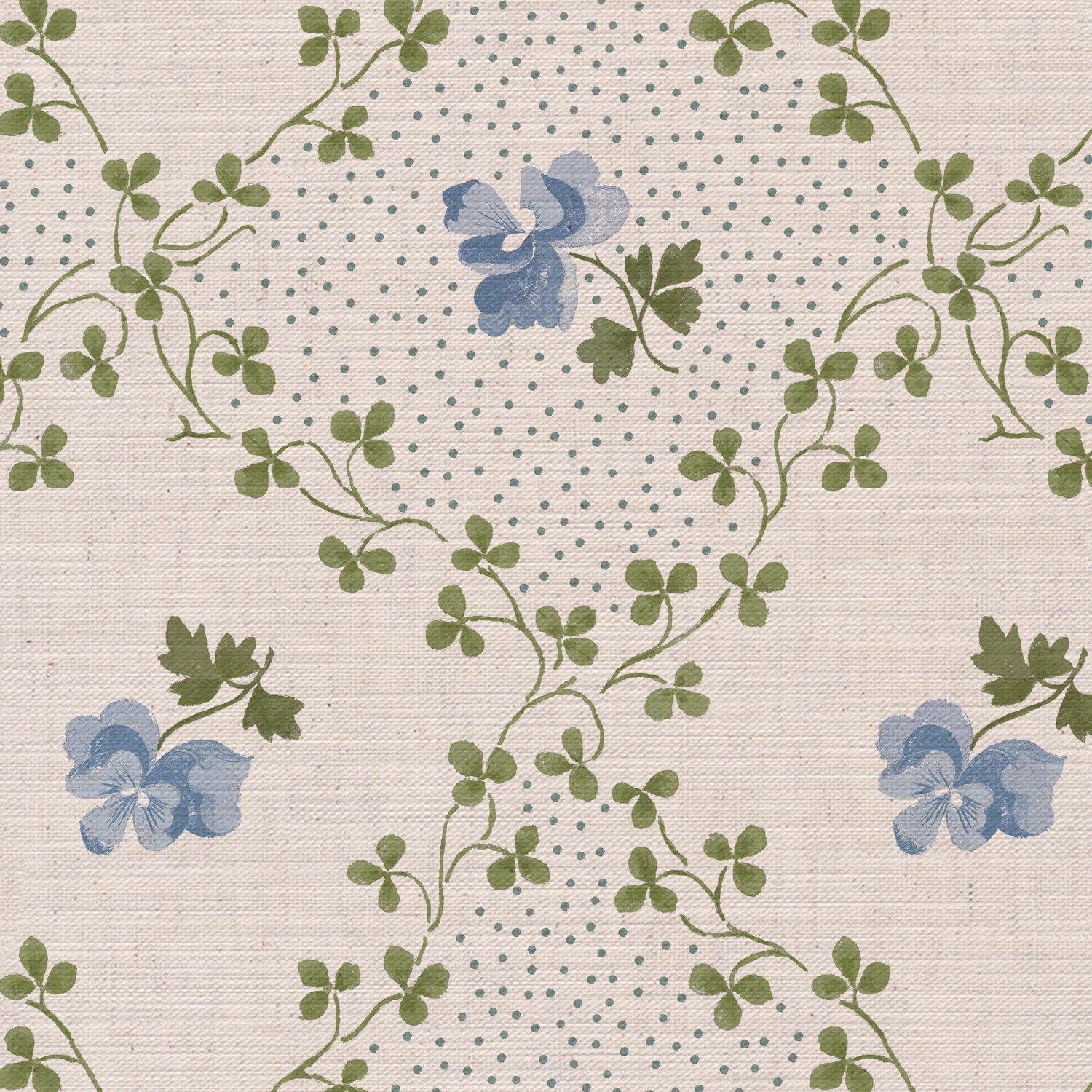 CW: Blue and green | BASE: Mercia Linen | HERO