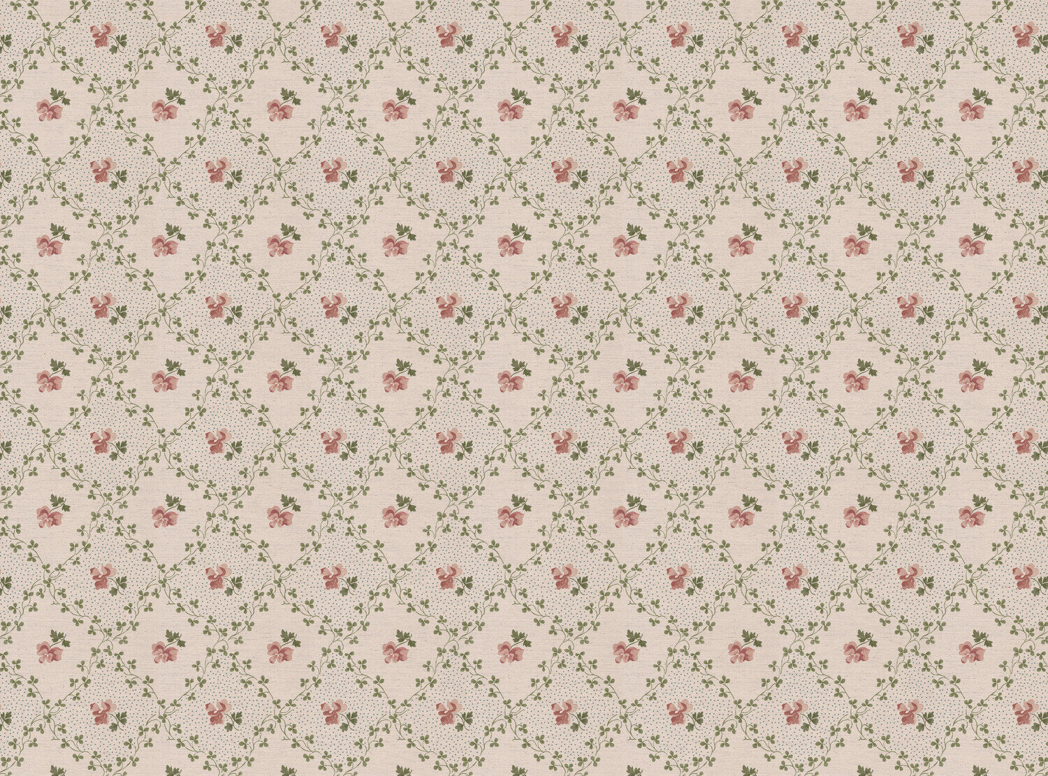 CW: Soft putty pink and green | BASE: Natural Luxury Linen
