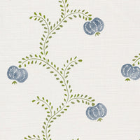 Soft cornflower blue and green
