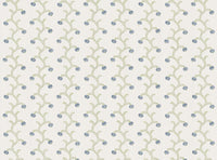 Soft cornflower blue and green