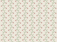 Soft pink and racing green