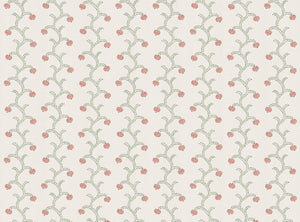 Soft putty pink and green