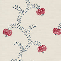 Warm red and grey blue