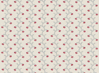 Warm red and grey blue