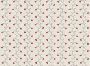 Warm red and grey blue