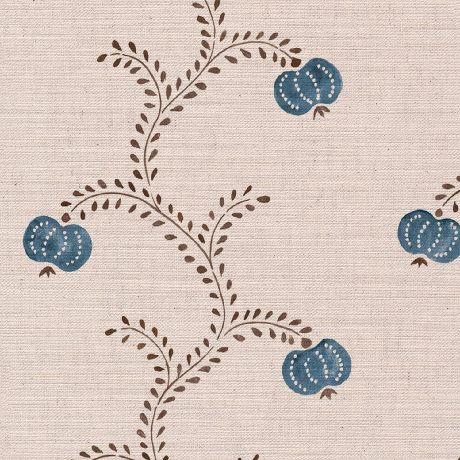 CW: Azure blue and chocolate | BASE: Mercia Linen | HERO