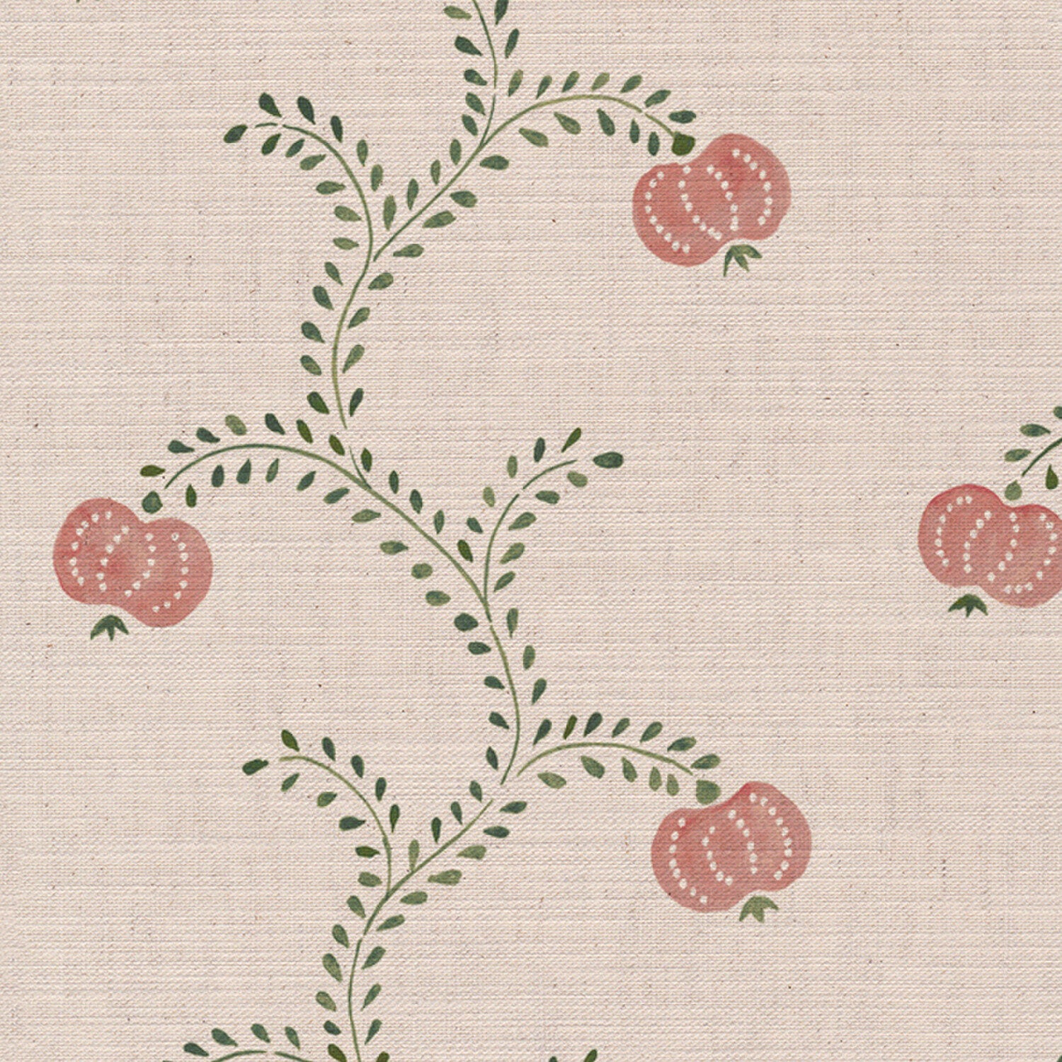 CW: Soft putty pink and green | BASE: Mercia Linen | HERO