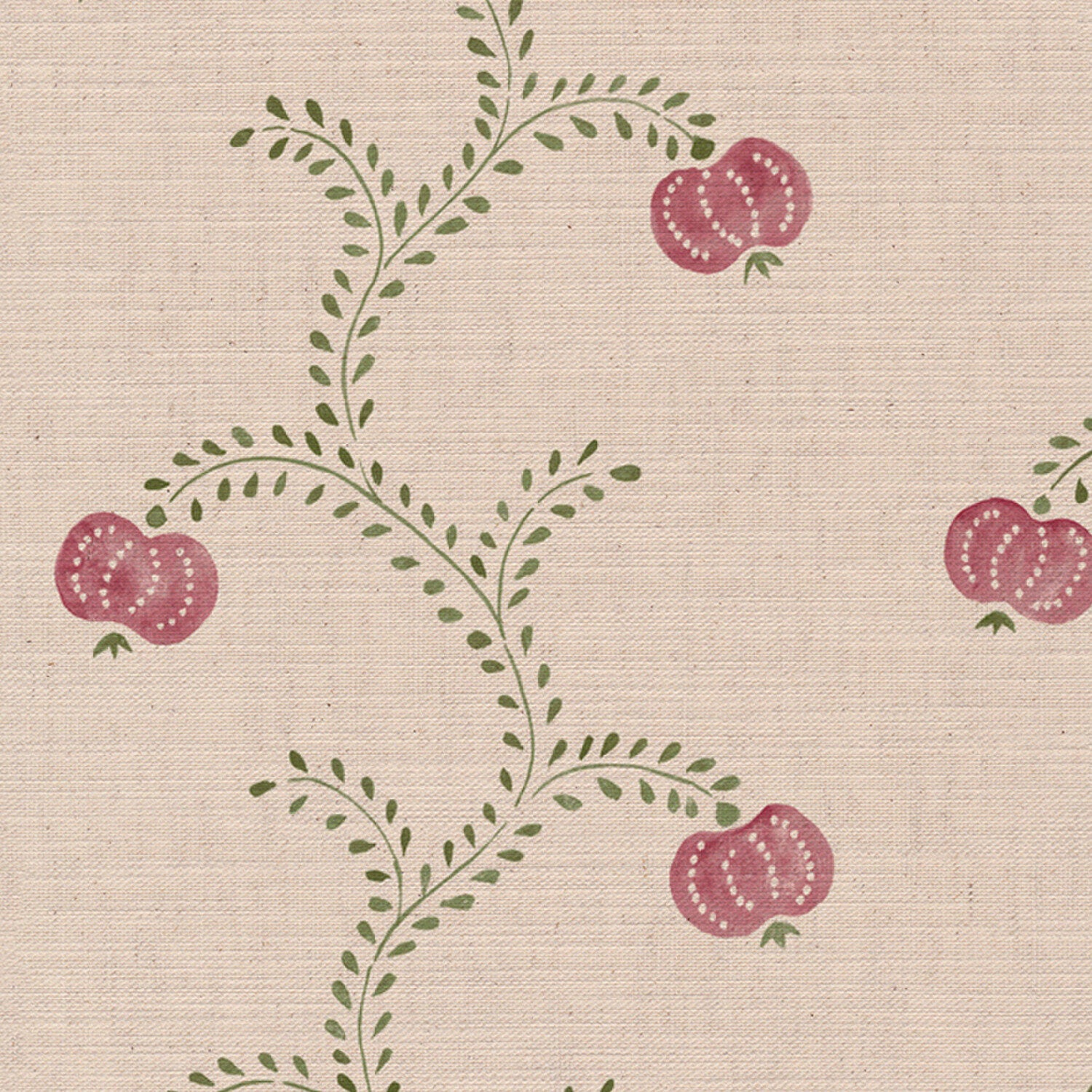 CW: Wild orchid pink and green | BASE: Mercia Linen | HERO