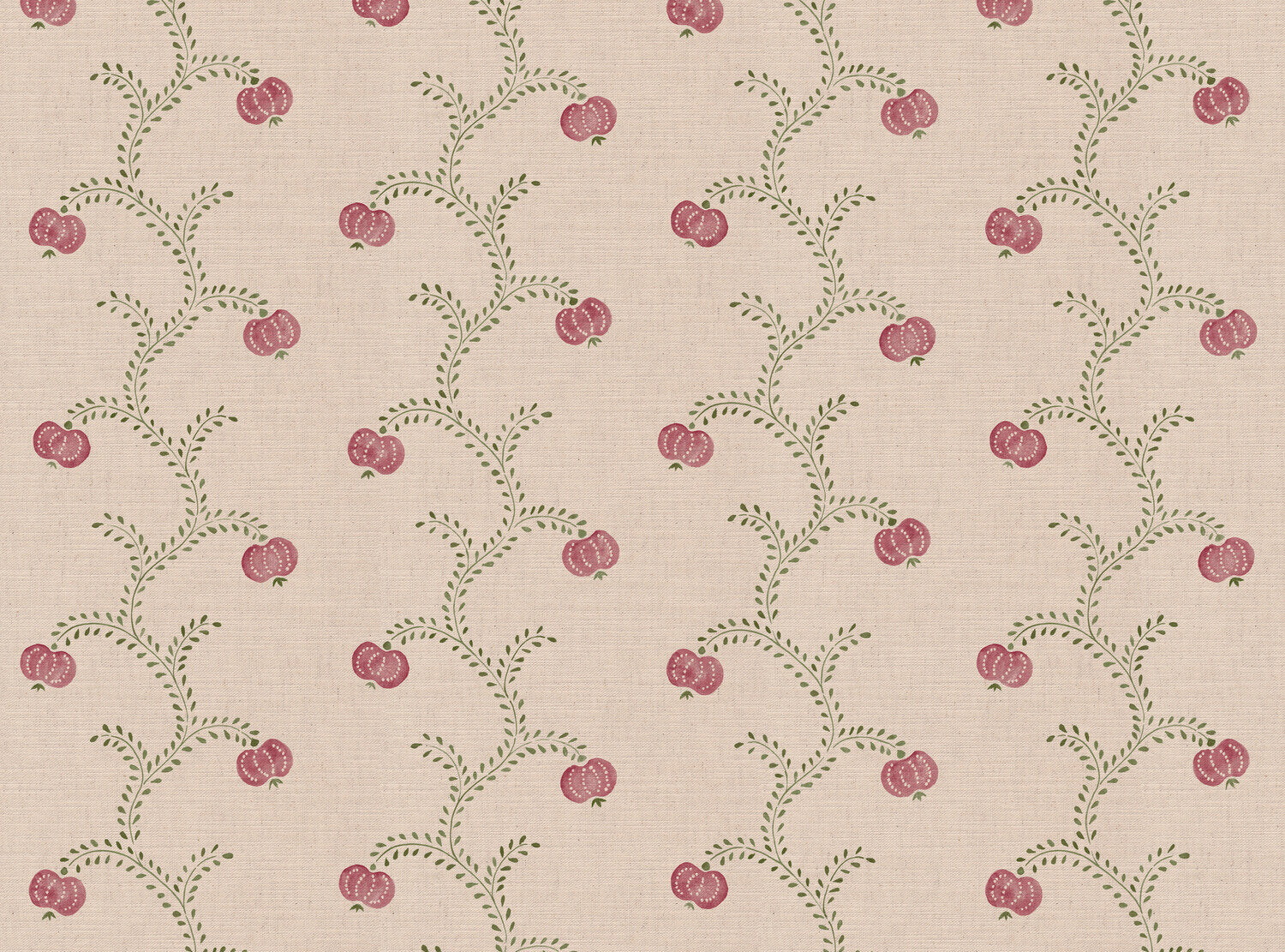 CW: Wild orchid pink and green | BASE: Mercia Linen