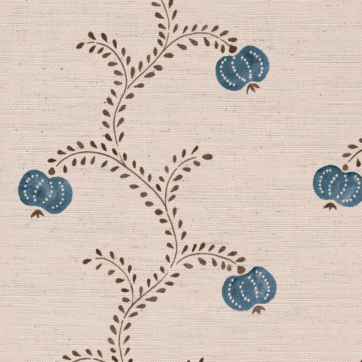 CW: Azure blue and chocolate | BASE: Natural Luxury Linen | HERO