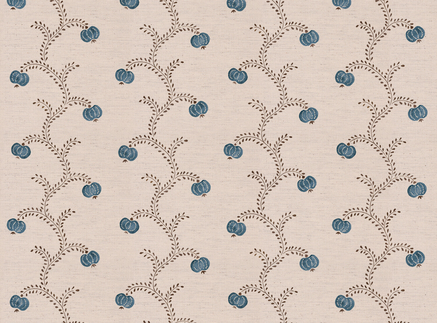 CW: Azure blue and chocolate | BASE: Natural Luxury Linen