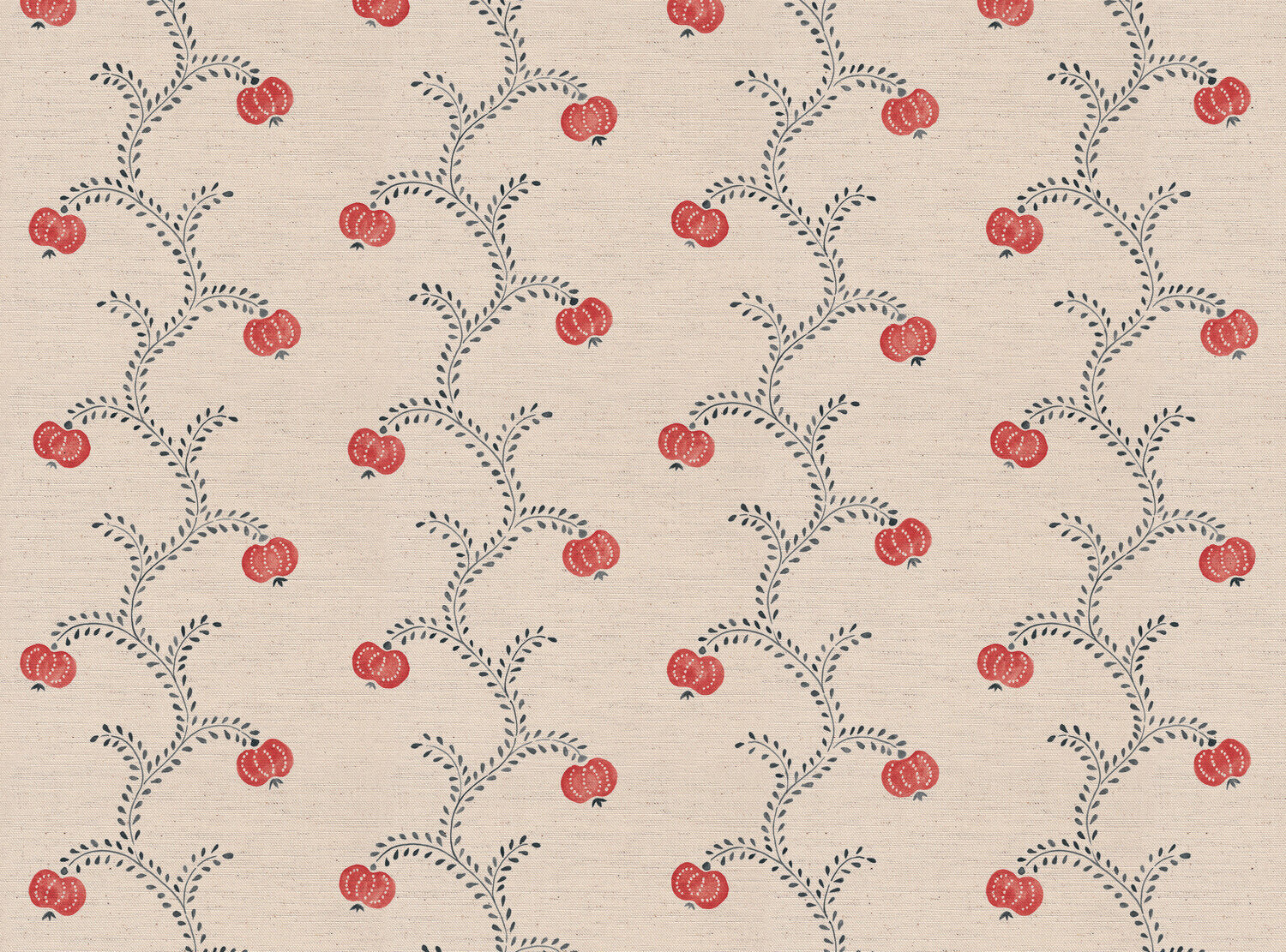 CW: Coral and grey blue | BASE: Natural Luxury Linen