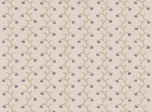 Soft cornflower blue and green
