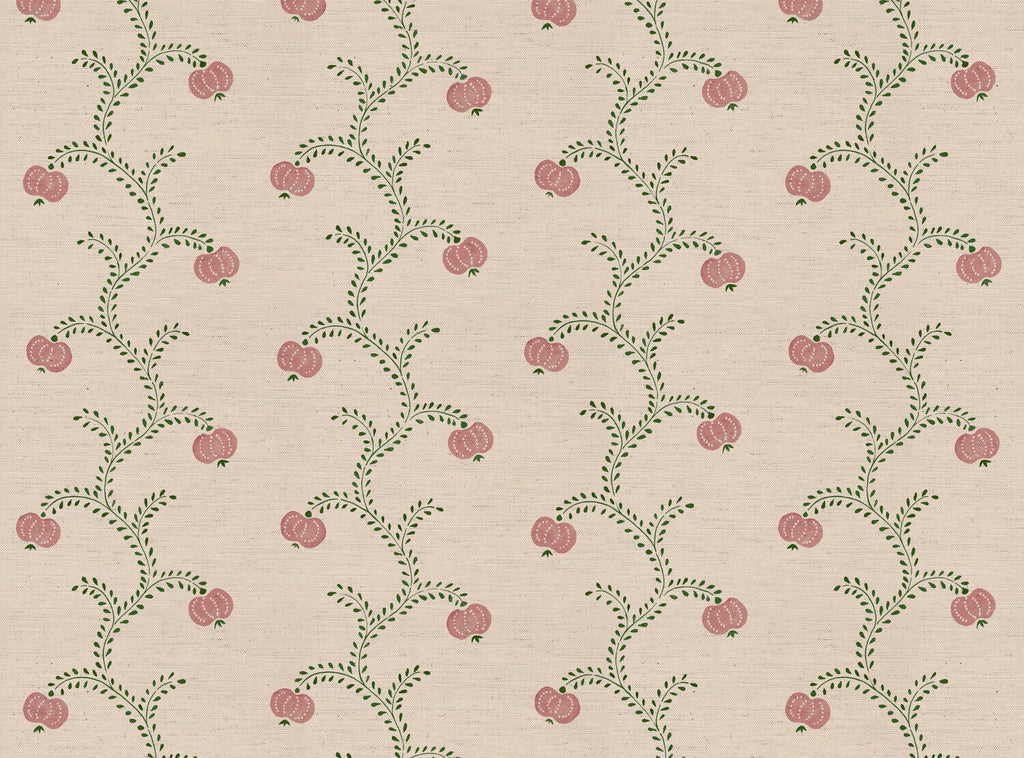 CW: Soft pink and racing green | BASE: Natural Luxury Linen