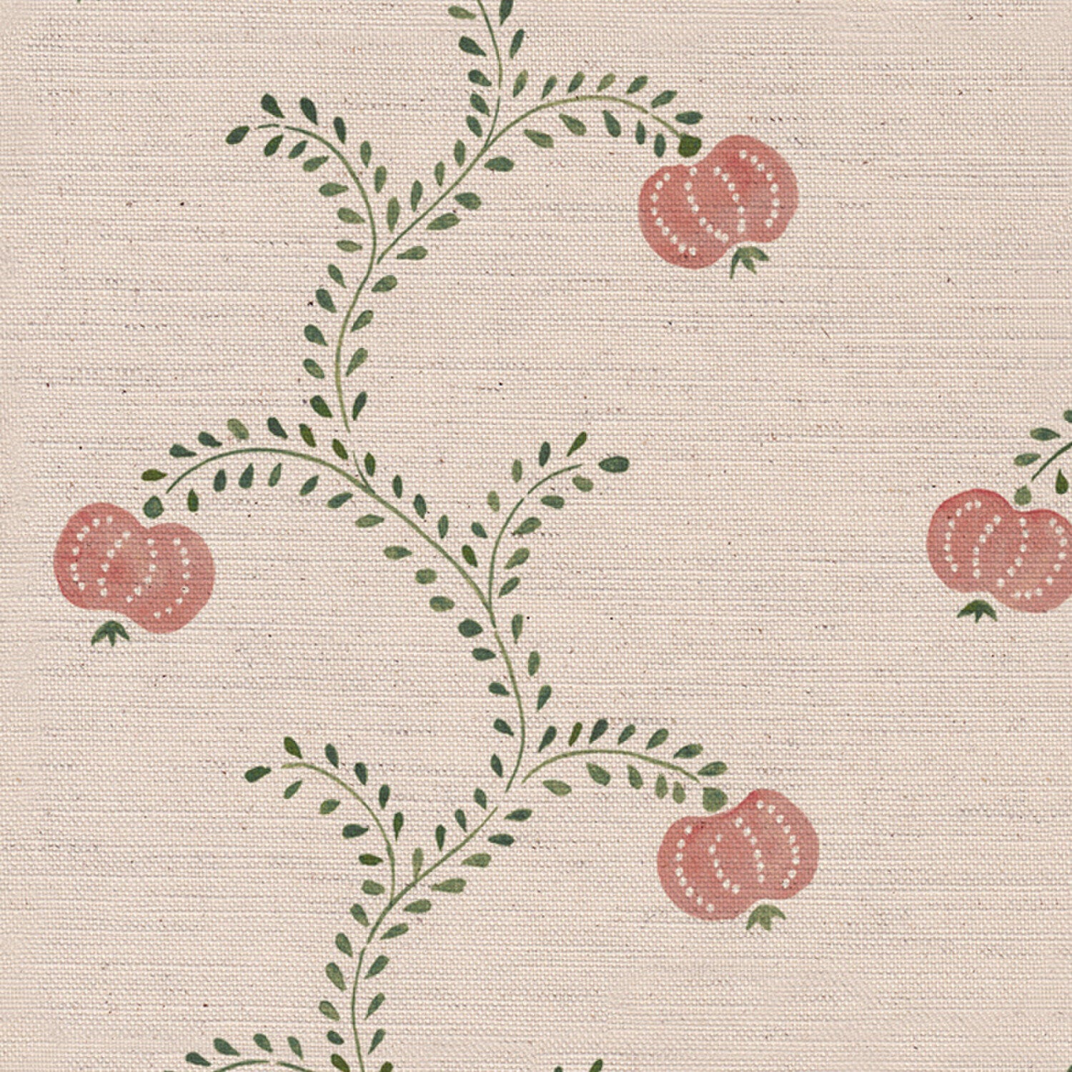 CW: Soft putty pink and green | BASE: Natural Luxury Linen | HERO