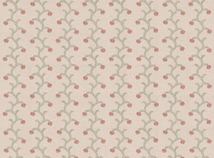 Soft putty pink and green