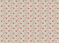Warm red and grey blue