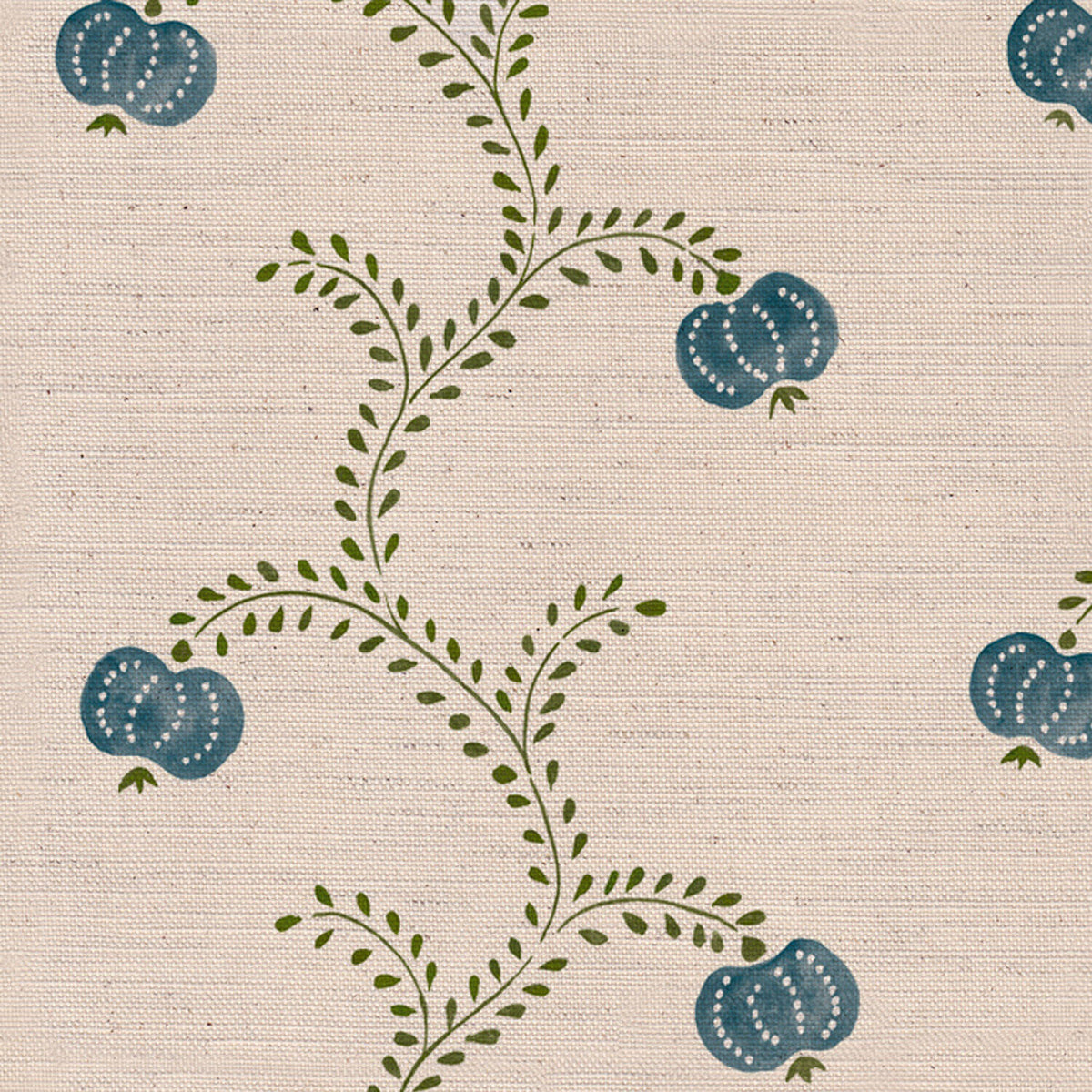 CW: Blue and moss green | BASE: Natural Luxury Linen | HERO