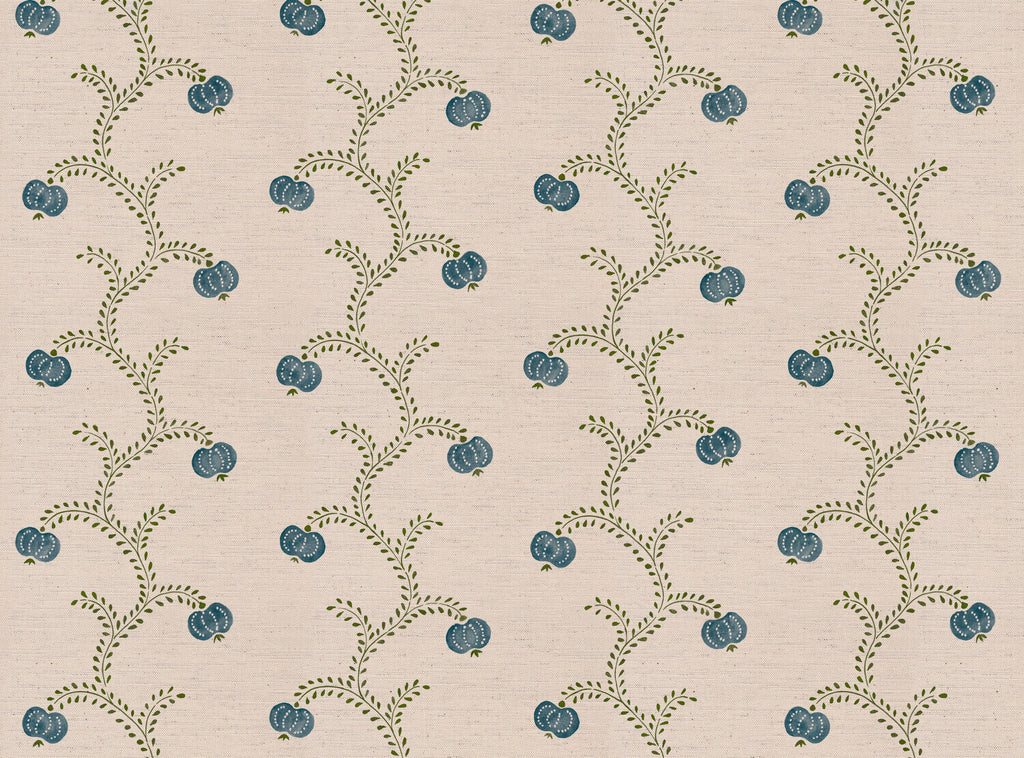 CW: Blue and moss green | BASE: Natural Luxury Linen