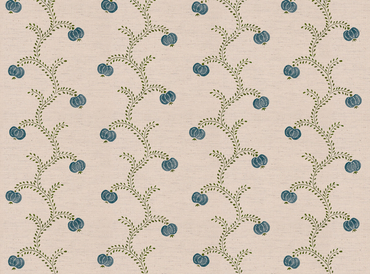 CW: Blue and moss green | BASE: Natural Luxury Linen