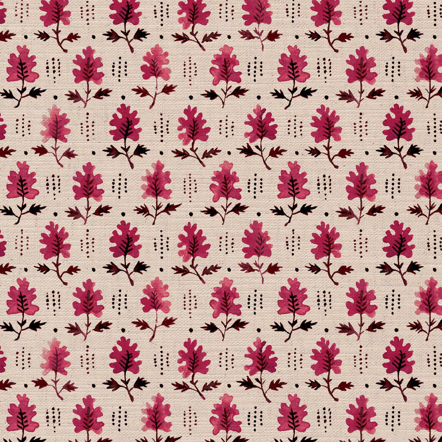 CW: Indienne red | BASE: Mercia Linen | HERO