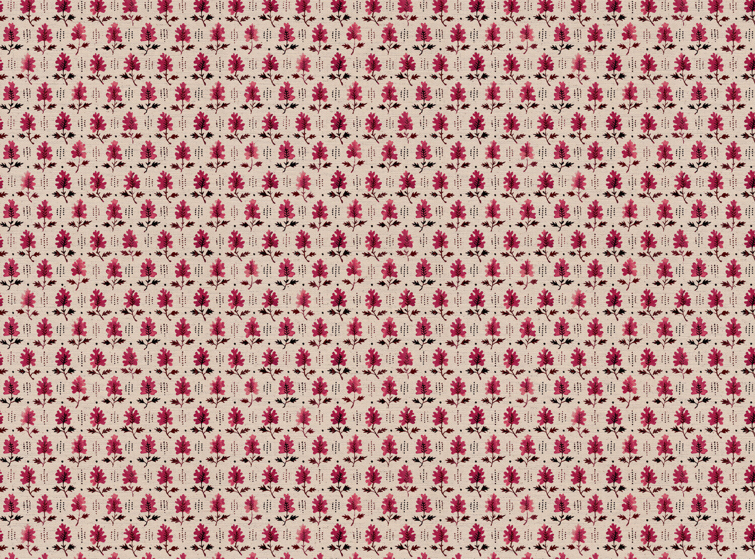 CW: Indienne red | BASE: Natural Luxury Linen