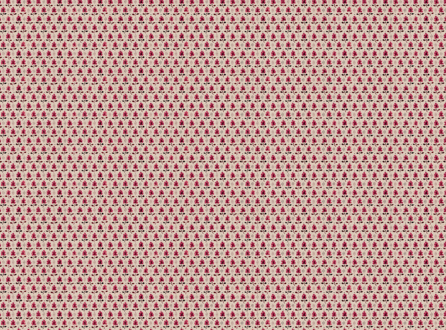 CW: Indienne red | BASE: Natural Luxury Linen