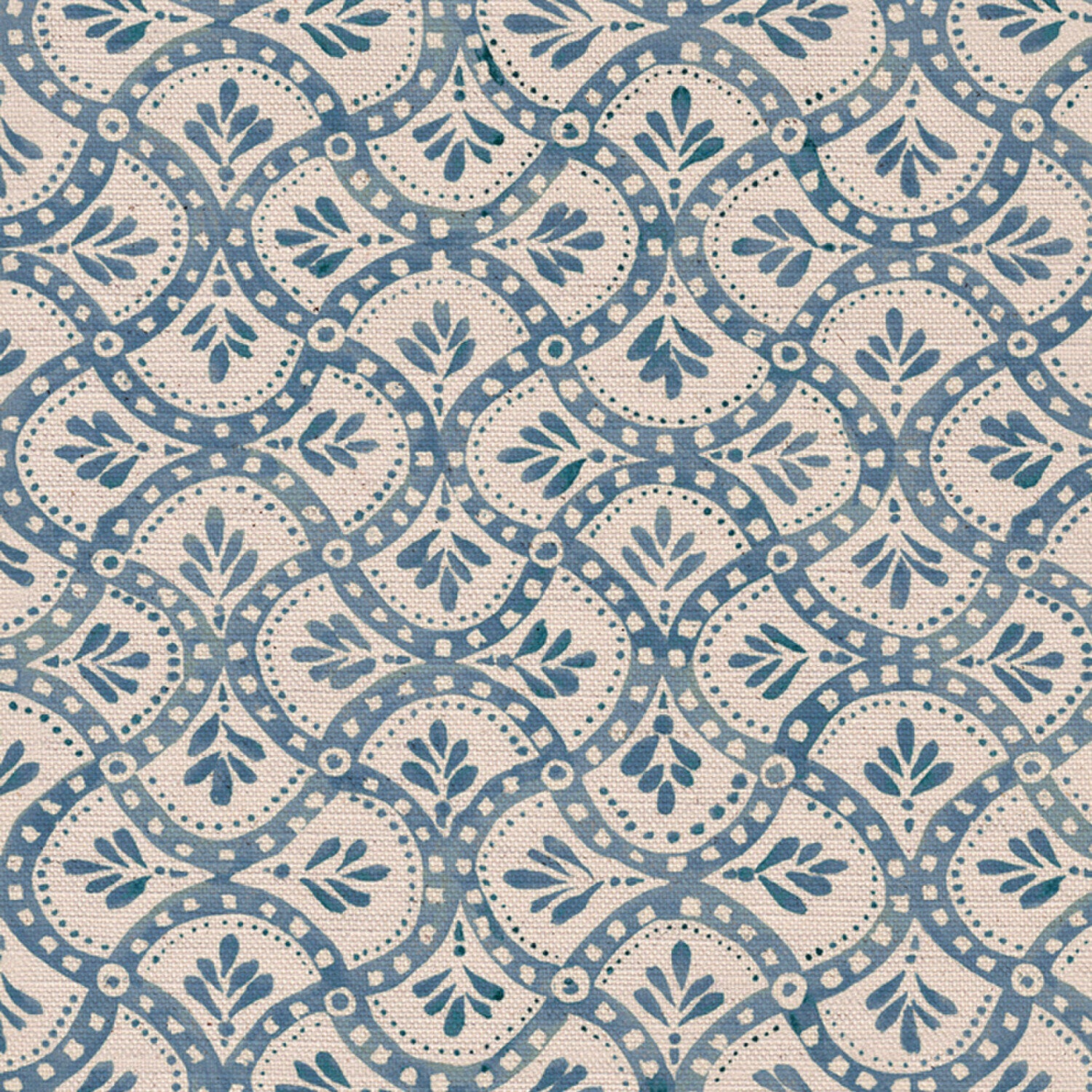 CW: Mid blue light ground | BASE: Natural Luxury Linen | HERO