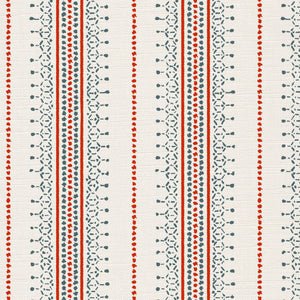 Coral and grey blue