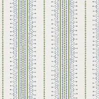 Soft cornflower blue and green