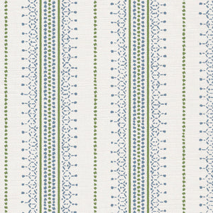 Soft cornflower blue and green