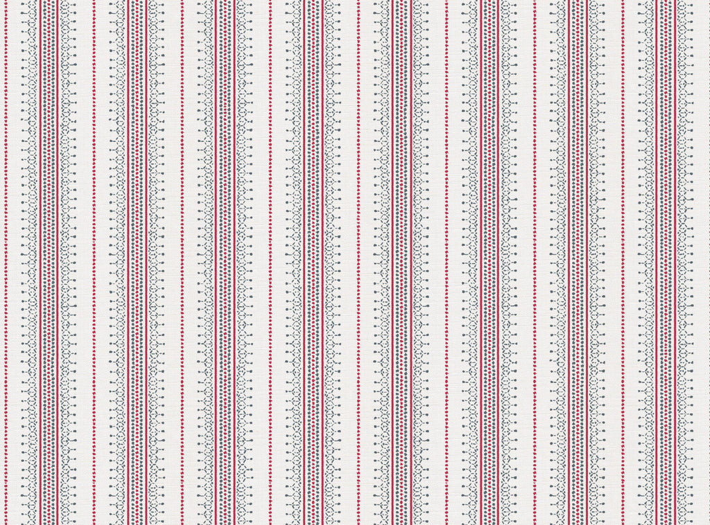 CW: Warm red and grey blue white ground | BASE: Luxury Linen