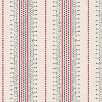 Warm red and grey blue