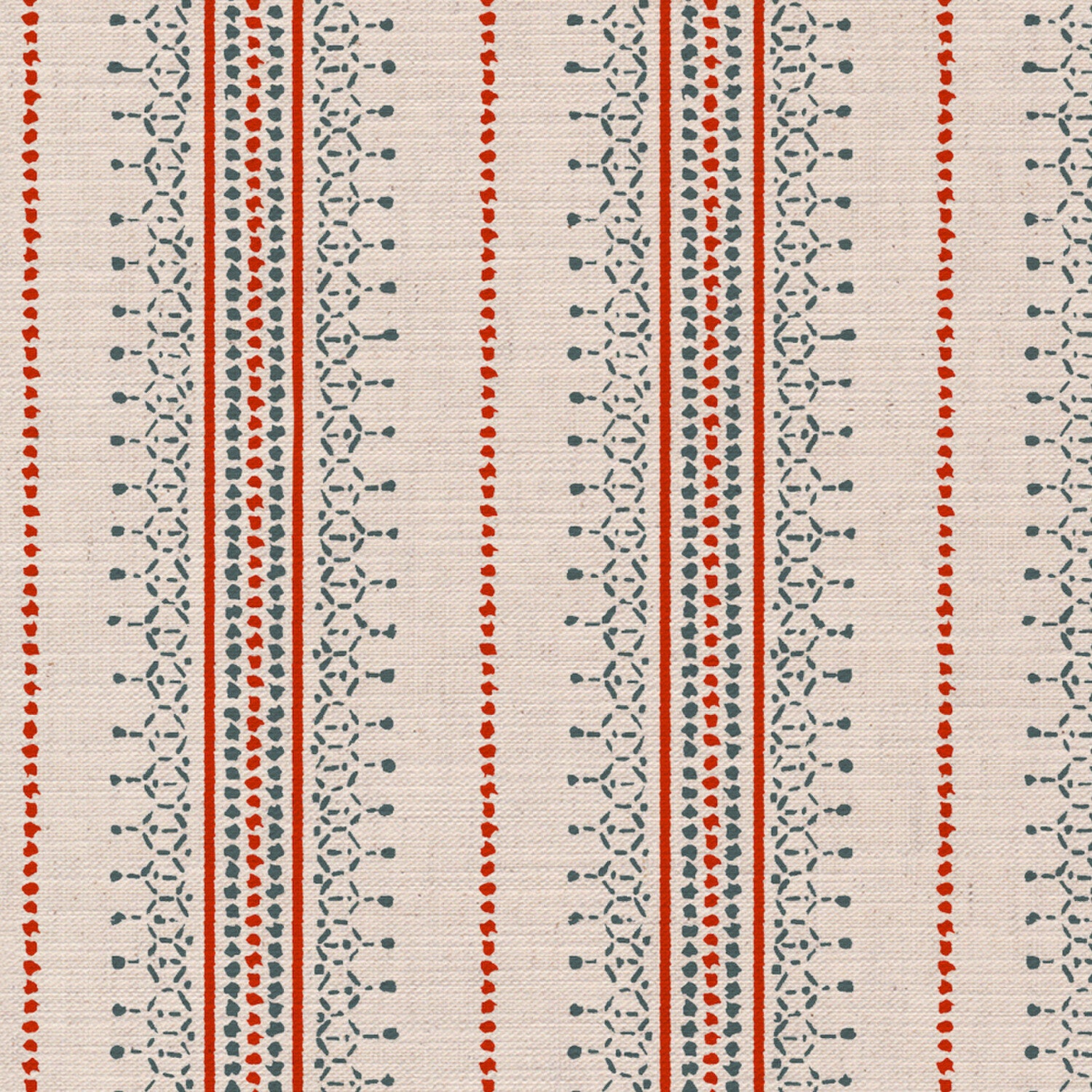 CW: Coral and grey blue | BASE: Mercia Linen | HERO
