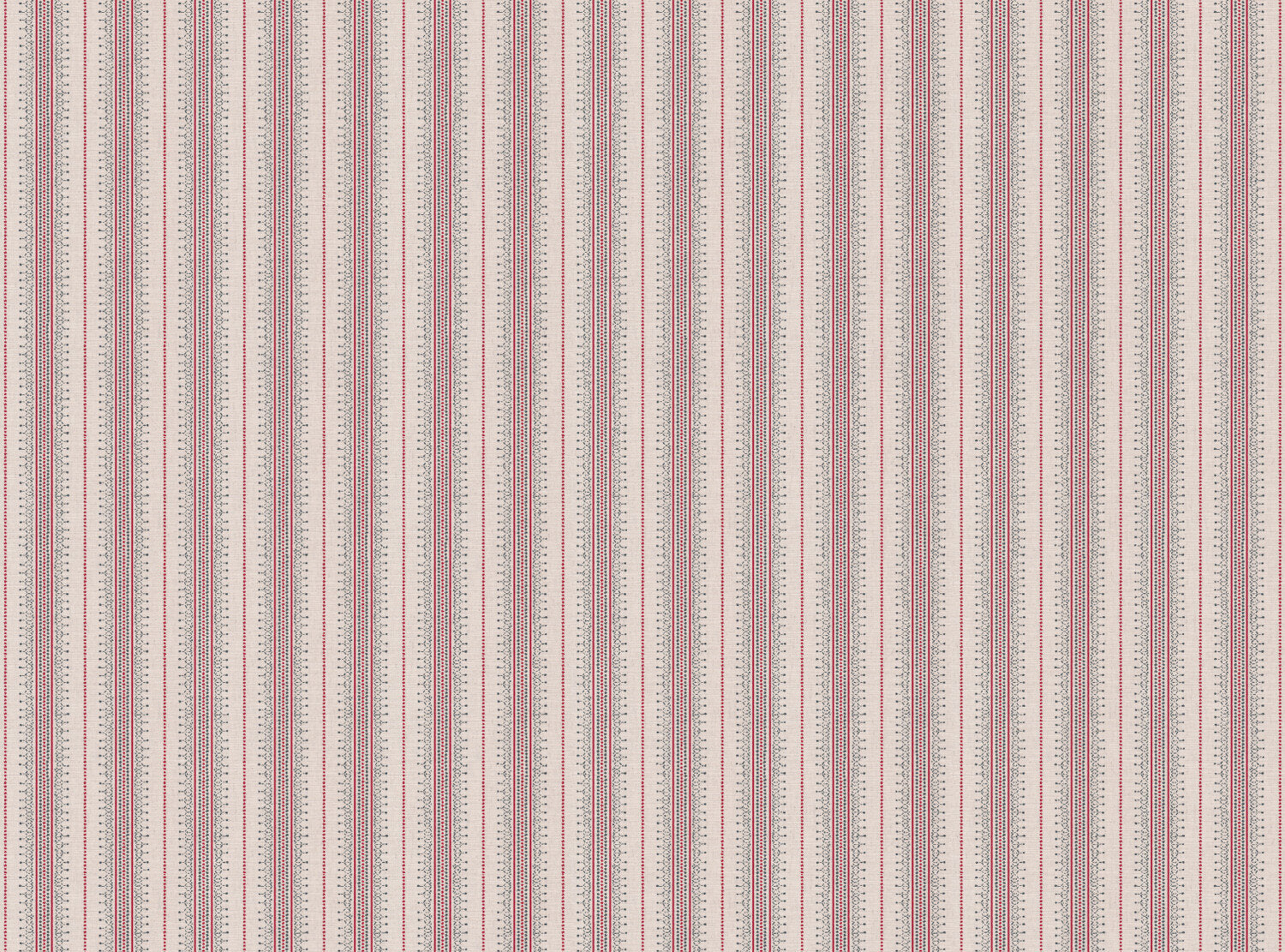 CW: Warm red and grey blue white ground | BASE: Mercia Linen