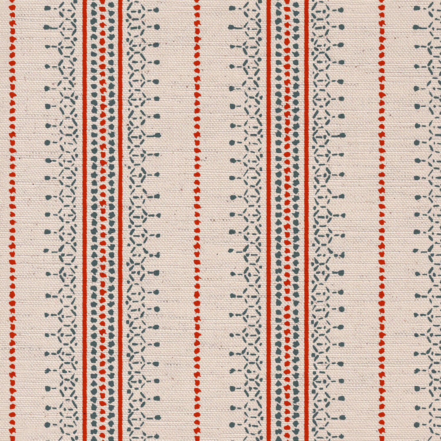 CW: Coral and grey blue | BASE: Natural Luxury Linen | HERO