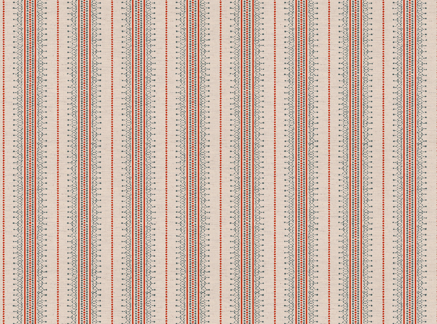 CW: Coral and grey blue | BASE: Natural Luxury Linen