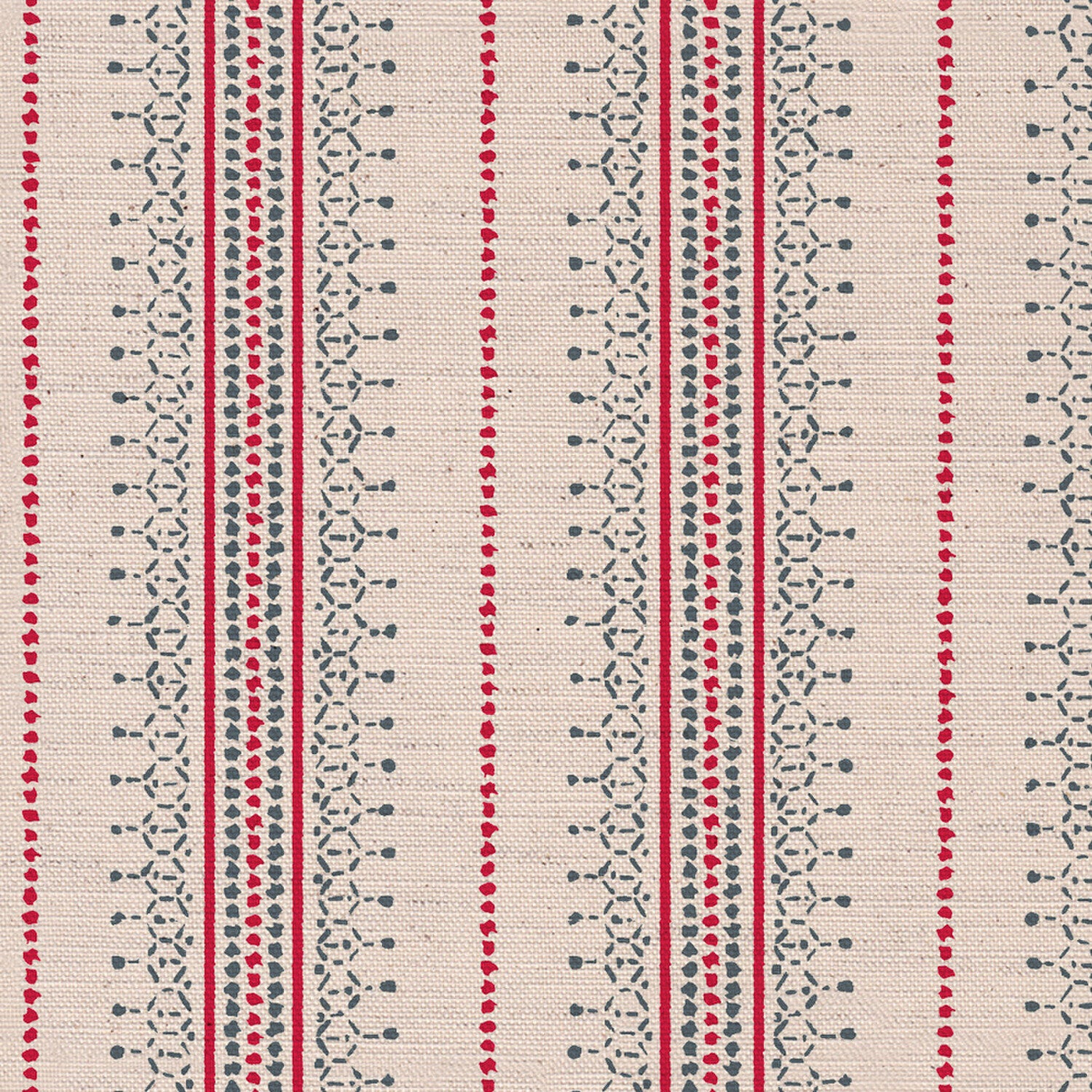 CW: Red and grey blue | BASE: Natural Luxury Linen | HERO