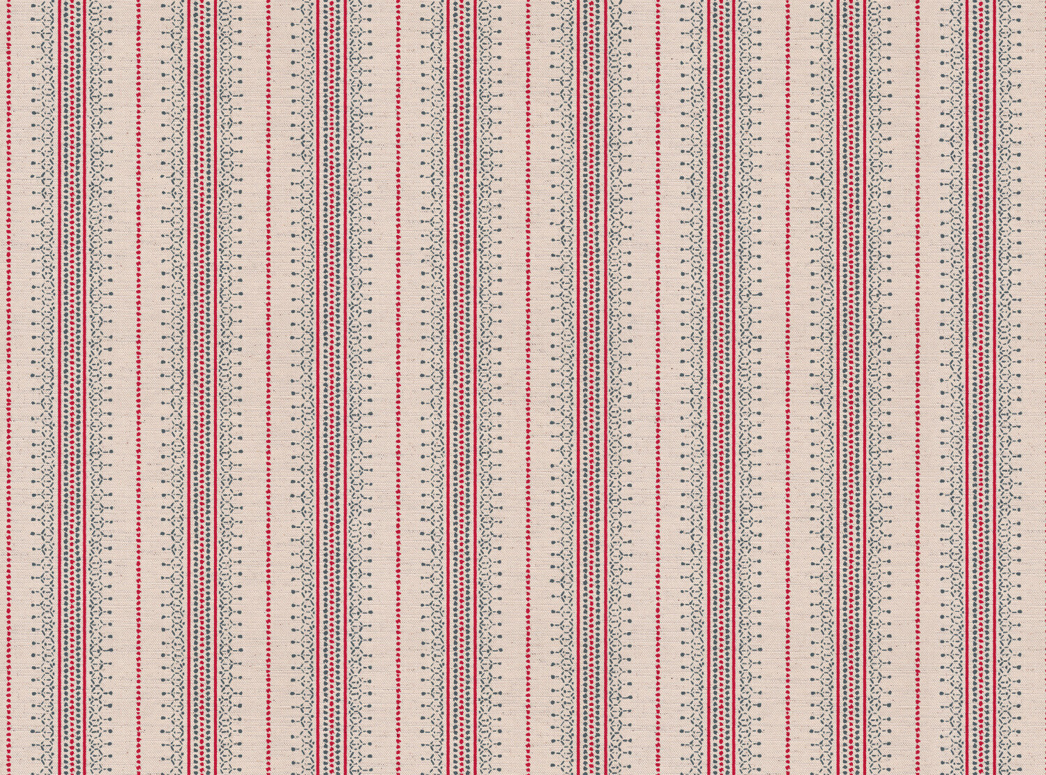 CW: Red and grey blue | BASE: Natural Luxury Linen