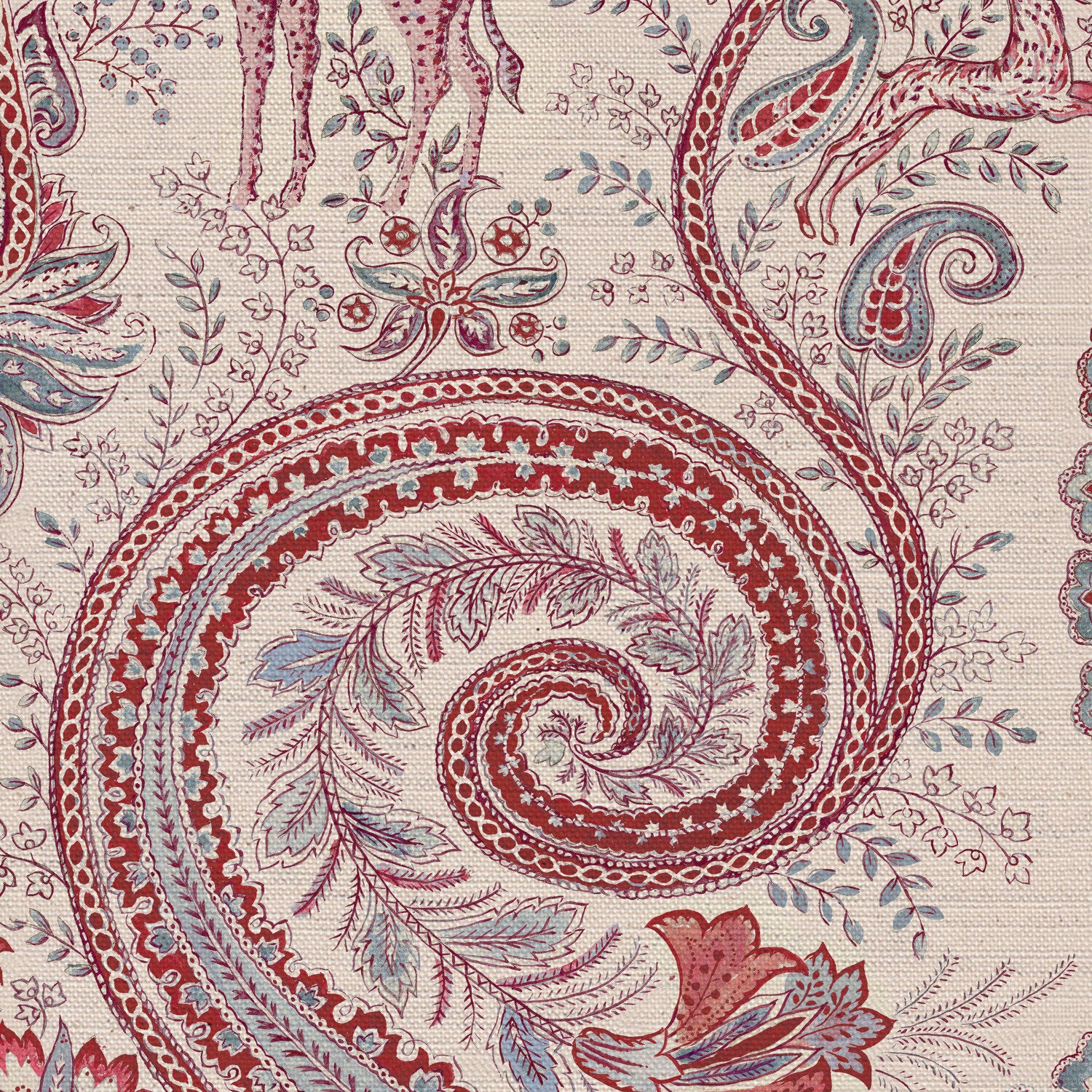 CW: Red and blue | BASE: Natural Luxury Linen | HERO