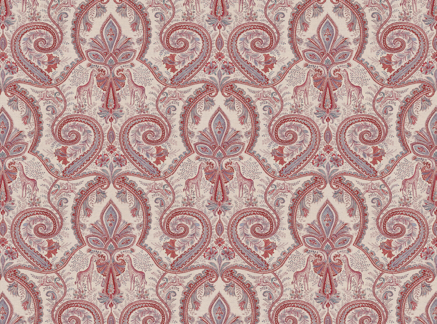 CW: Red and blue | BASE: Natural Luxury Linen