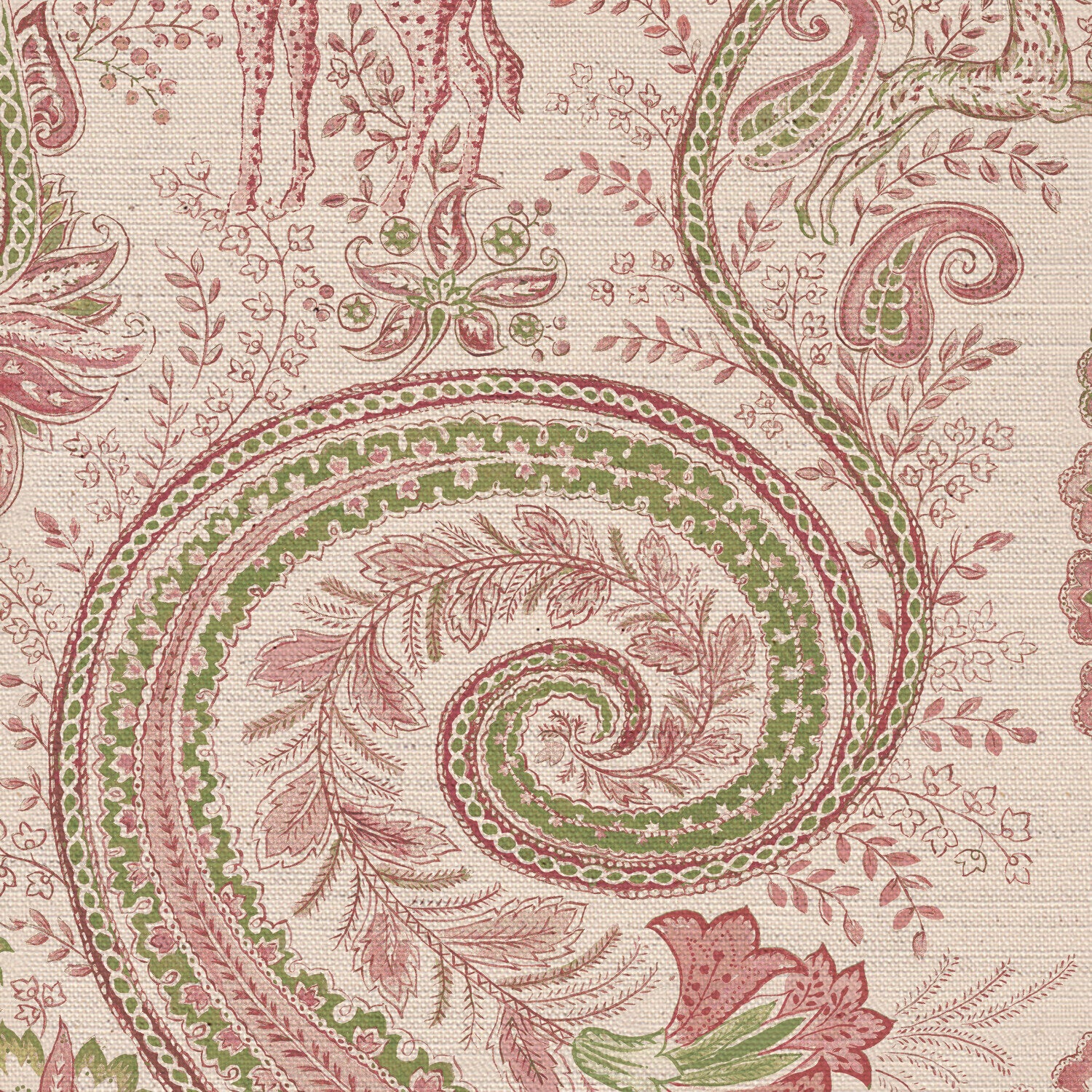 CW: Soft pink and green | BASE: Natural Luxury Linen | HERO