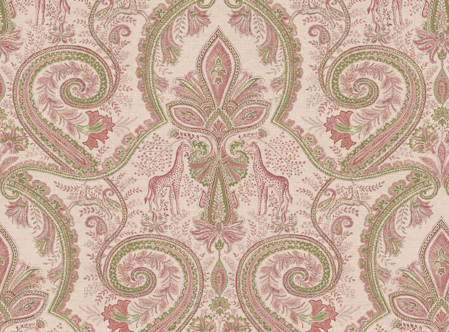 CW: Soft pink and green | BASE: Natural Luxury Linen
