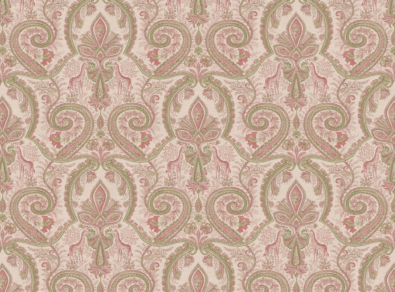 CW: Soft pink and green | BASE: Natural Luxury Linen