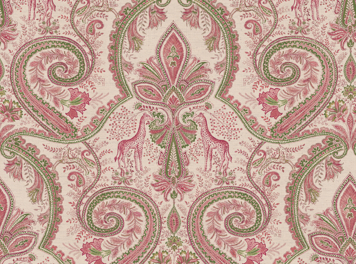 CW: Pink and green | BASE: Natural Luxury Linen