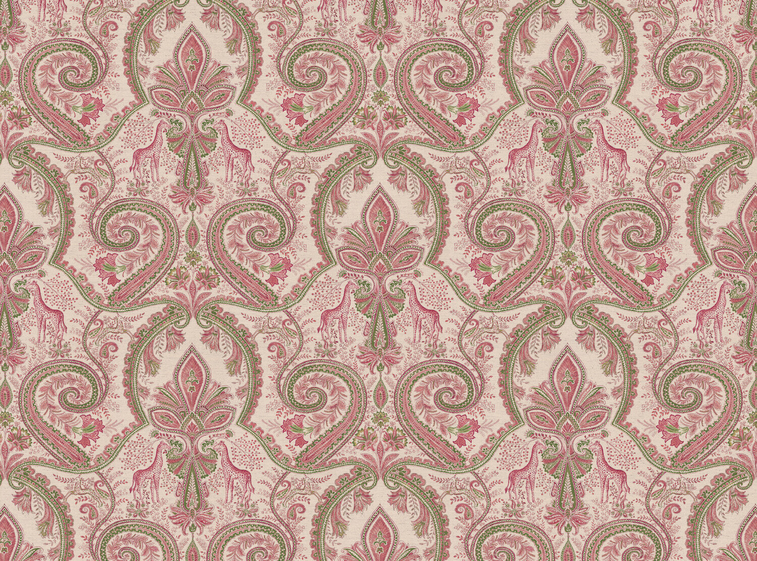 CW: Pink and green | BASE: Natural Luxury Linen