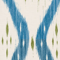 Blue and moss green