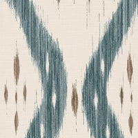 Greeny blue and brown