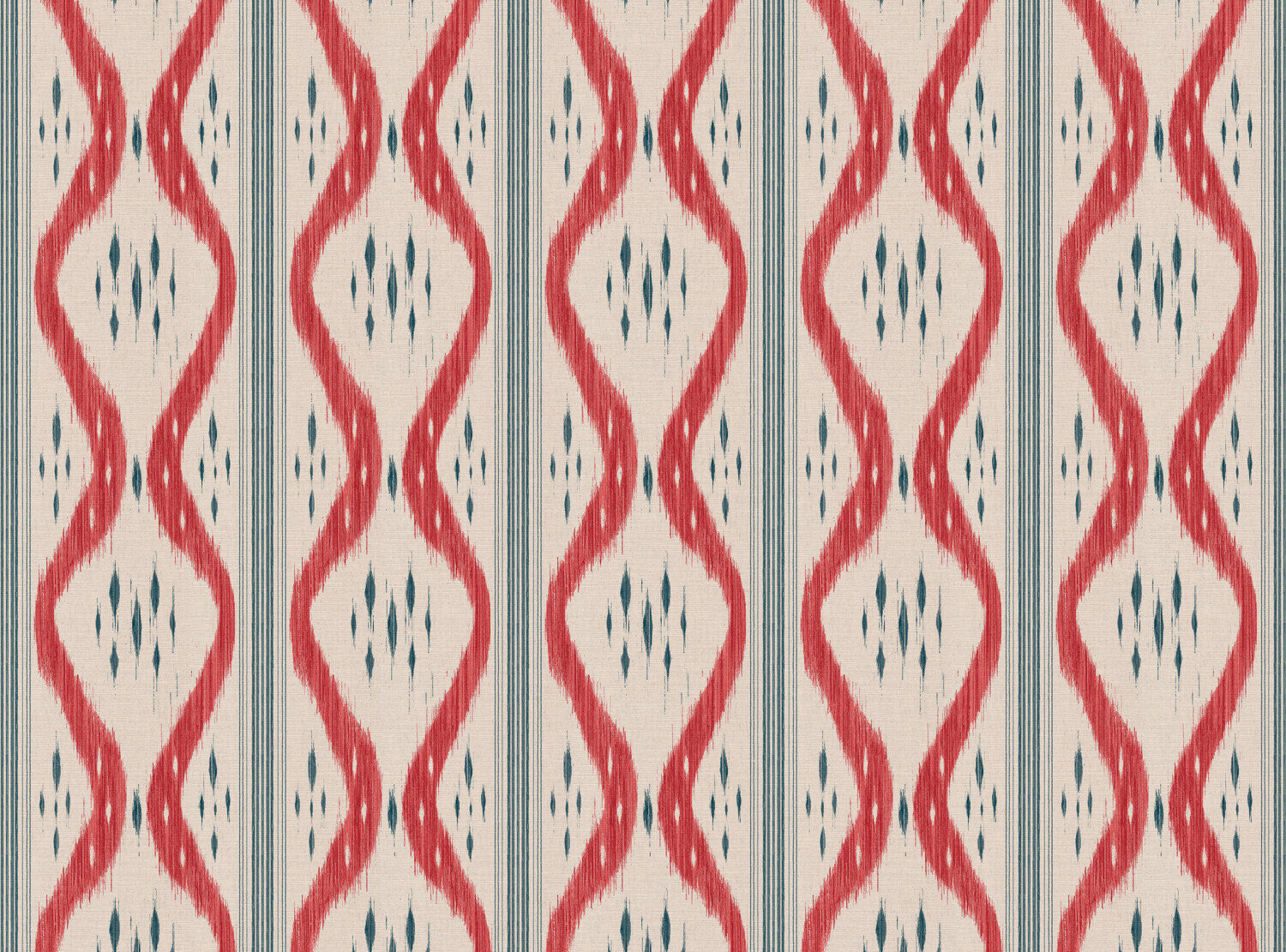CW: Coral and grey blue | BASE: Mercia Linen
